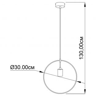 Lampa wisące Geometry