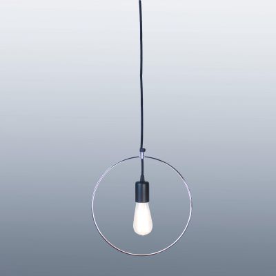 Lampa wisące Geometry czarny / chrom