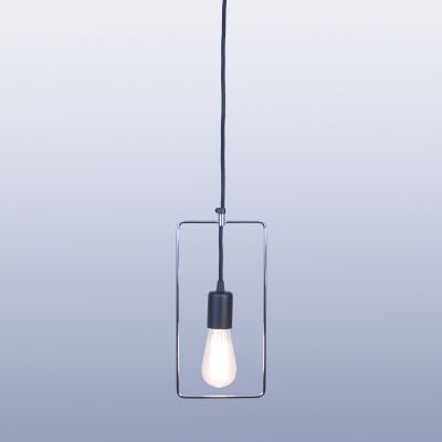 Lampa wisące Geometry czarny / chrom