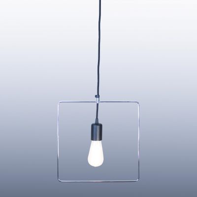 Lampa wisące Geometry czarny / chrom