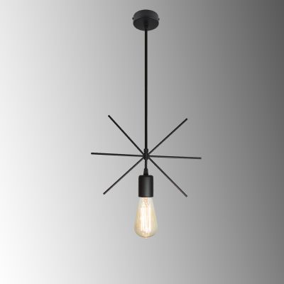 Lampa wisące Geometry czarny