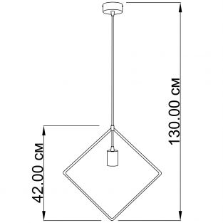 Lampa wisące Geometry